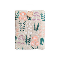 Pastel Garden Embroidered Kindle Sleeve