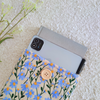 Daisy Charm Embroidered Book Sleeve - Blue