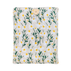 Daisy Charm Embroidered Book Sleeve - White