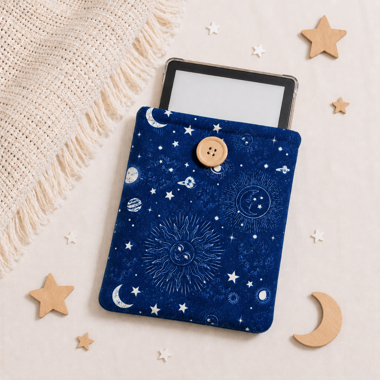 Celestial Kindle Sleeve, Padded E-Reader Cover