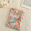 Floral Meadow Embroidered Kindle Sleeve - Beige