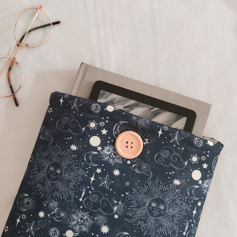 Celestial Book Sleeve, Padded Book Cover – Celestial Bless