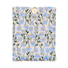 Daisy Charm Embroidered Book Sleeve - Blue