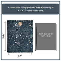 Celestial Book Sleeve, Padded Book Cover – Celestial Bless