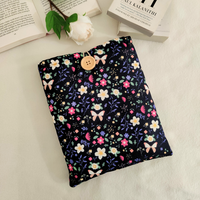 Butterfly Garden Floral Padded Book Sleeve