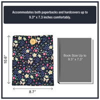 Butterfly Garden Floral Padded Book Sleeve