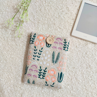 Pastel Garden Embroidered Kindle Sleeve