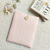 Daisy Blossom Floral Book Sleeve - Pink