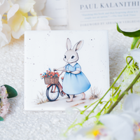 Mama Rabbit Ceramic Coaster Set – Vintage Storybook Rabbit Designs (Set of 4)