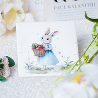 Mama Rabbit Ceramic Coaster Set – Vintage Storybook Rabbit Designs (Set of 4)