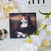 Gallery Cats Ceramic Coaster Set – Art-Inspired Cat Designs (Set of 4)